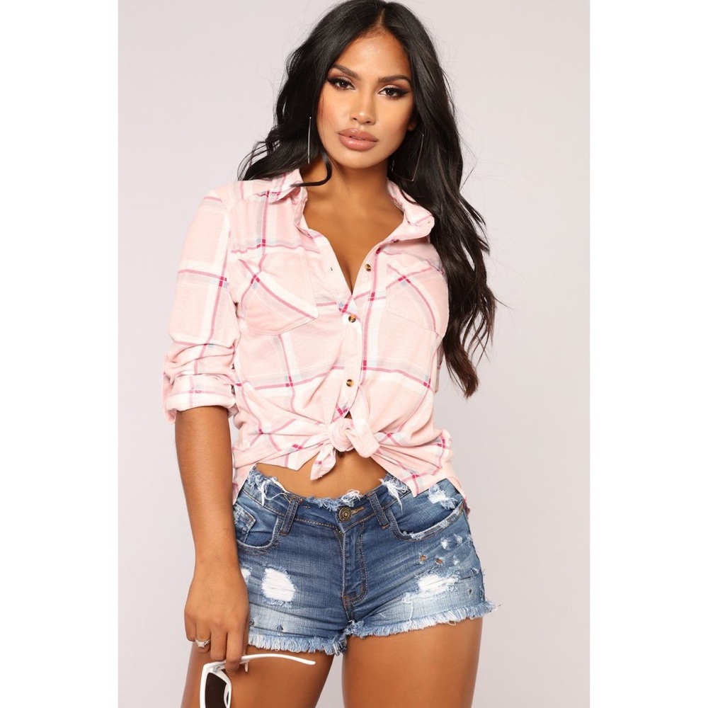 Pink Flannel - Fashion Nova - Picture 4 of 10